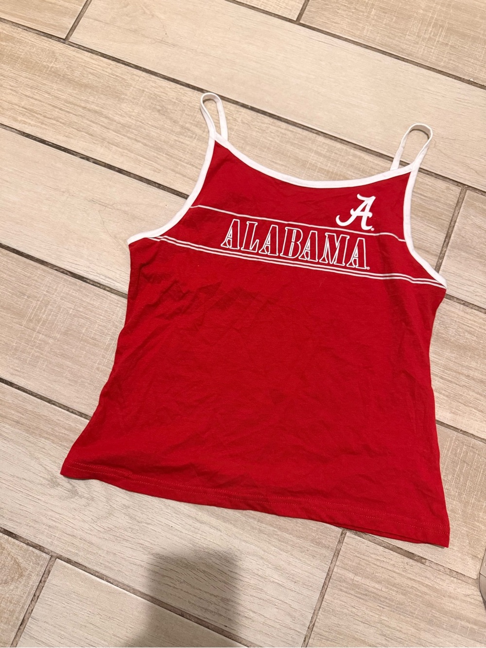 Women's Alabama Red Tank Top with White Trim NWOT size Small 4/6